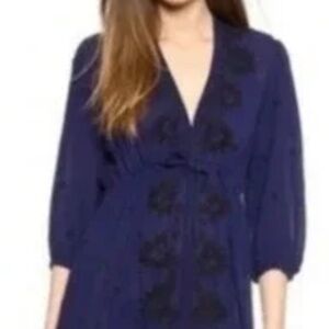 Free People Fable Navy maxi dress L